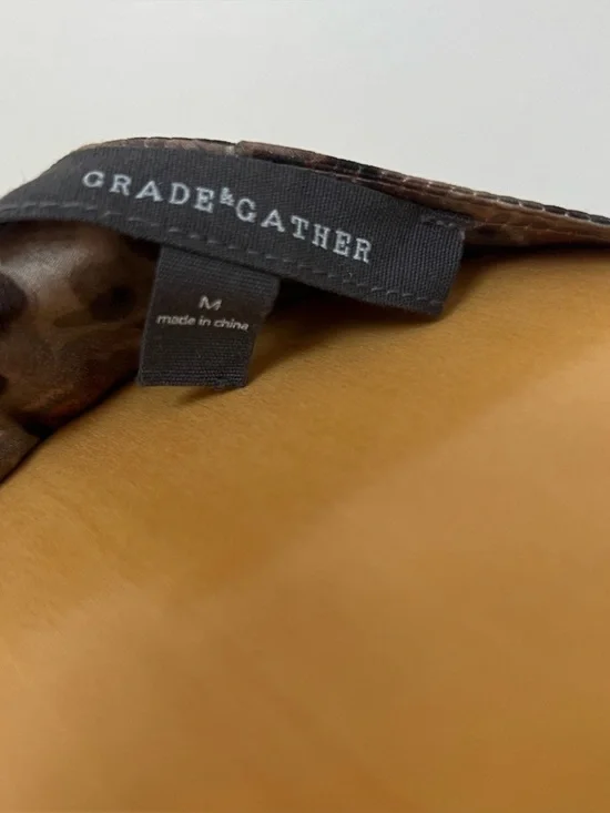 Boho Flowy Babydoll Dress Brown Floral Long Sleeve Mini Peasant Cottagecore - Picture 4 of 6